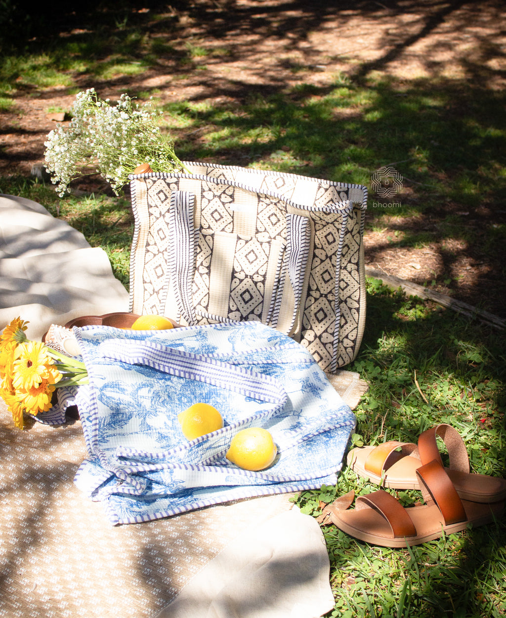 Monsoon Blue Tote