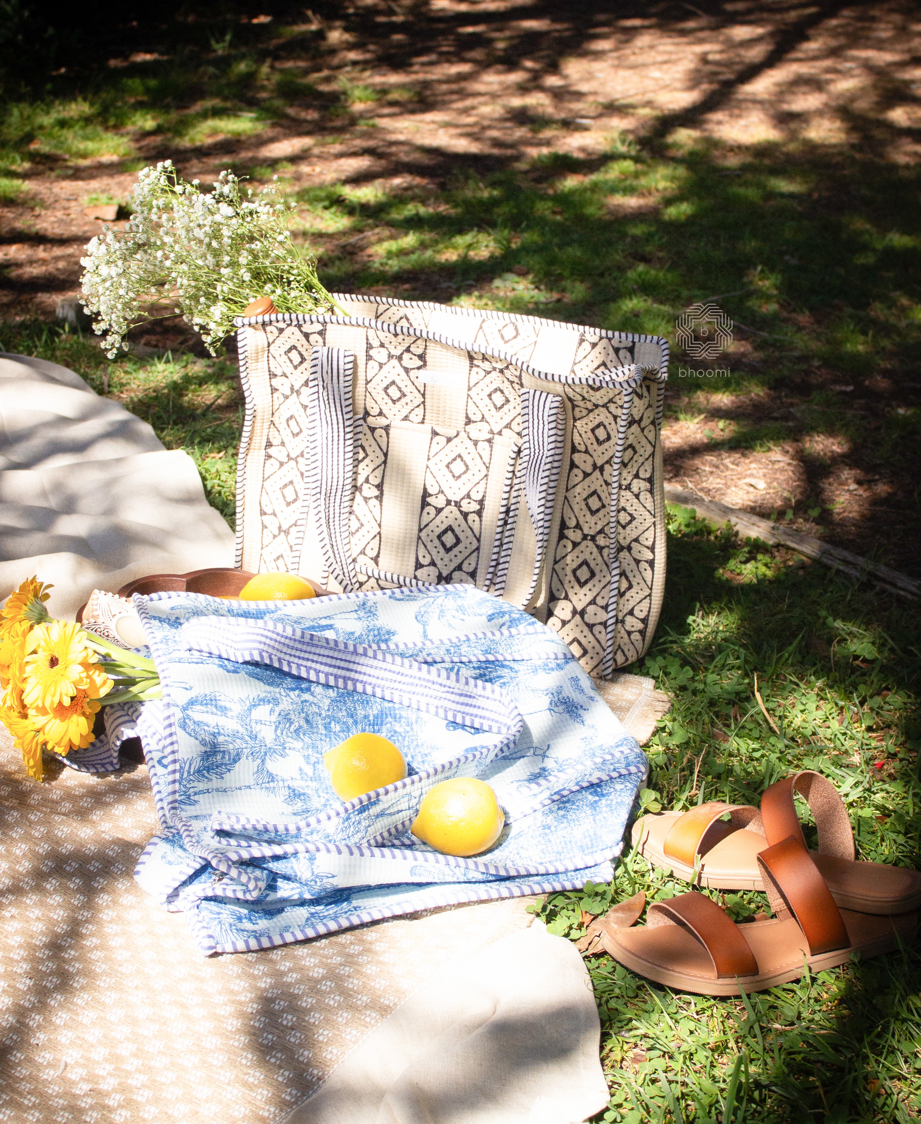 Monsoon Blue Tote