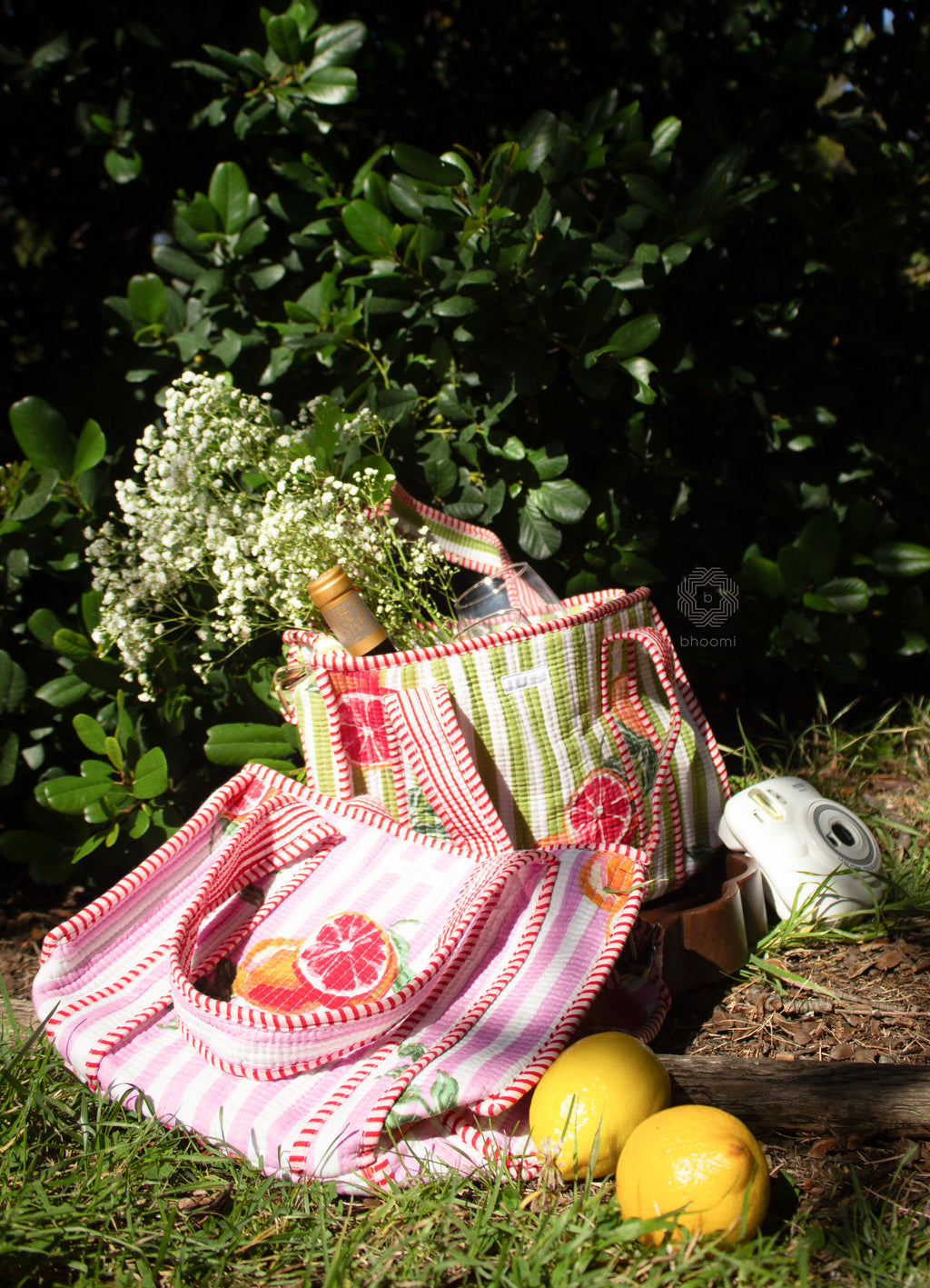 Lime Citrus Mini Tote